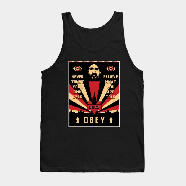 Justin Trudeau 2025 (Orwell 1984) Tank Top by Raw10